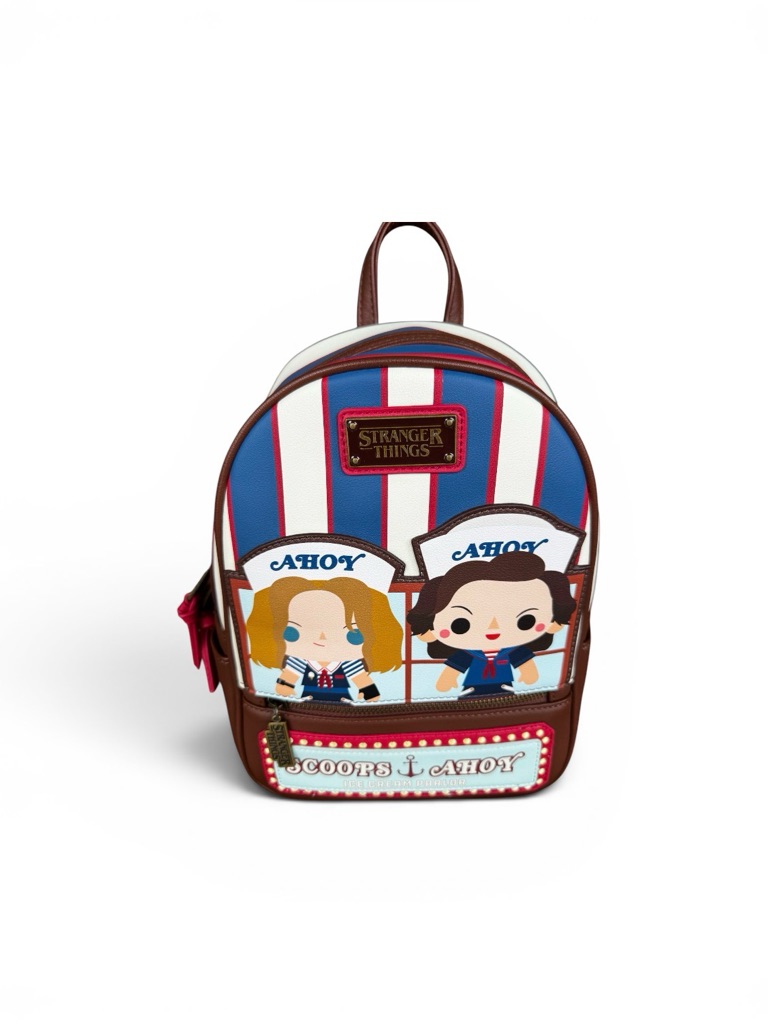 Rare Stranger Things Scoops Ahoy Mini Backpack New With Tags Steve & Robin